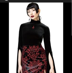 Killstar Twin Temple Flared Top